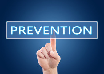 Prevention text concept