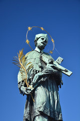 John of Nepomuk statue in Prague