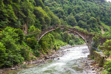 Historical Stone Bridge on Firtina River