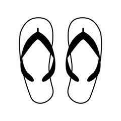 Slates. Summer shoes. Flip flops. Season. For your design.