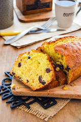 Homemade orange cake