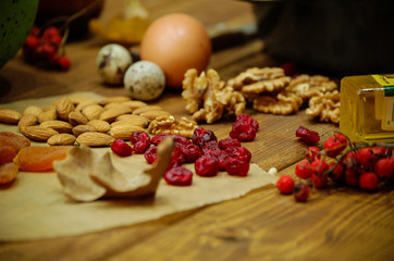Fruits and nuts