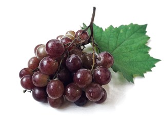 Fresh grapes isolated