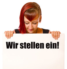 Wir stellen ein