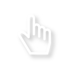 Icon mit Schatten - Cursor - Zeigen
