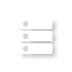 Obraz premium Icon mit Schatten - Dokumente