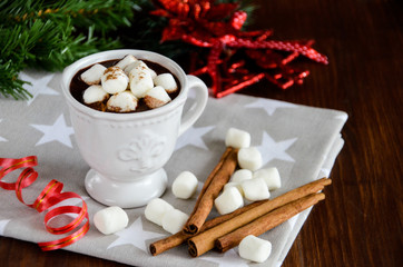 Christmas time to hot chocolate