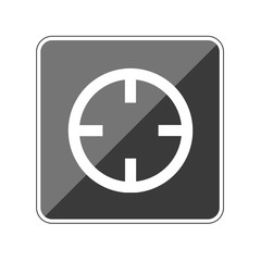 Zielscheibe - Reflektierender App Button