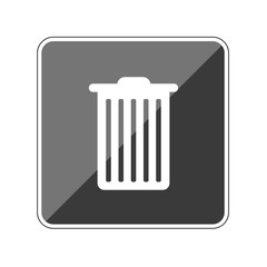 Abfalleimer - Reflektierender App Button
