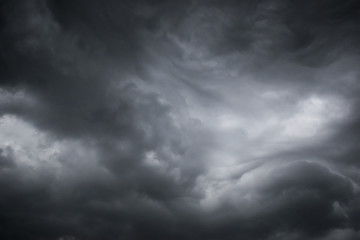 Unwetter Wolken Hintergrund - obrazy, fototapety, plakaty
