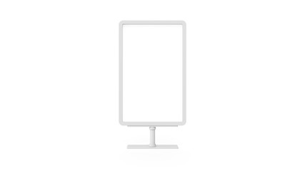 3D rendering Outdoor Advertising Stand Display Lightbox Isolated