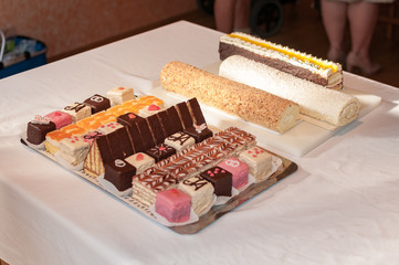 variety of cakes