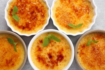 Creme brulee.