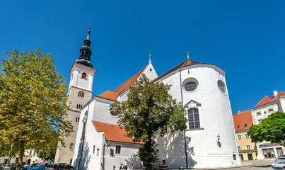 Obraz premium Dom Der Wachau or St. Veit Parish Church in Krems an der Donau, Austria