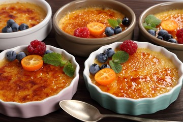 Creme brulee.