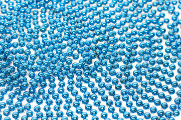 blue beads beautiful background