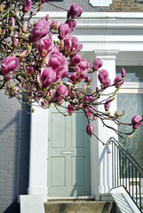 part of the building facade with door