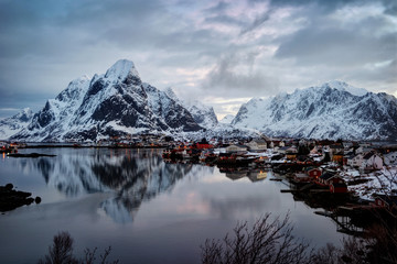 Fototapeta na wymiar Reine Norway