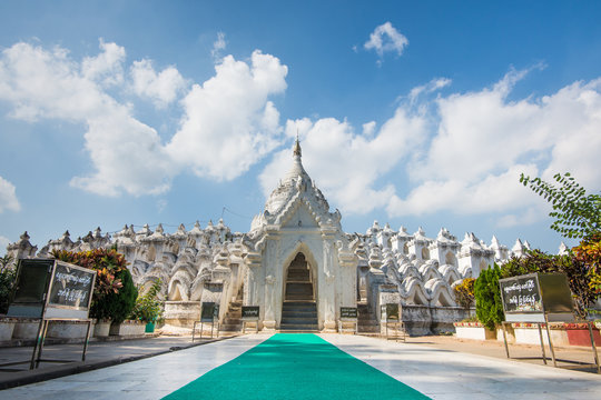 Hsinbyume (White pagoda ), Mingun, Mandalay Sagaing region, Myanmar