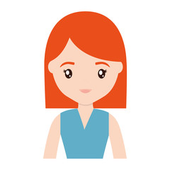 cartoon woman icon