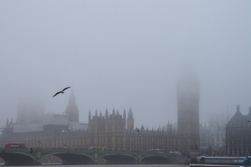 Foggy day in London