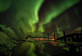 Lofoten Islands Northern Lights Aurora Borealis Norway