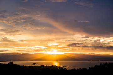 Sunset Sky in the mountain