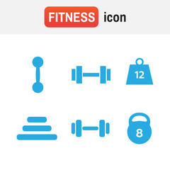 weight icon strength. Weight vector icons. Weight dumbbell