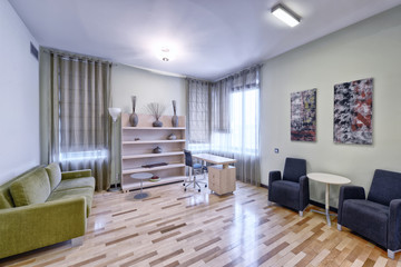 Living room interior in modern house.