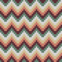 Abstract colorful mosaic. Seamless pattern of geometric shapes in vector. Design element can be used for wrapping, fabric print, kid's room wallpaper