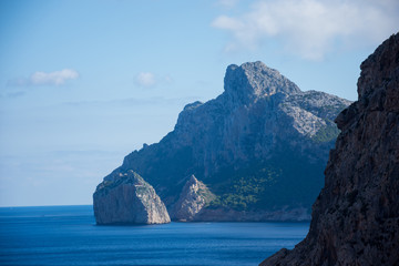 Fototapeta na wymiar Mallorca, Urlaub, Balearen, Spanien, Sonne, Meer, Mittelmeer, Strand, Erholung