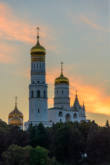 Fototapeta na wymiar Russian temple, Moscow, Russia