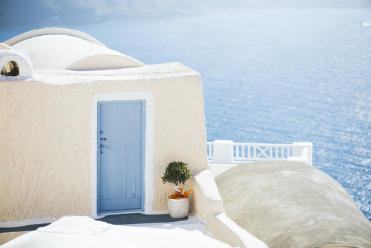 Luxury traditional architecture in Santorini