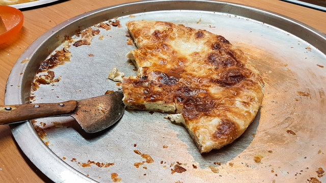 cheese pie traditional  greek from Ioannina Epirus Greece