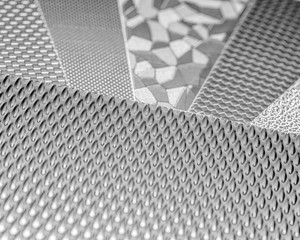 abstract metallic surfaces