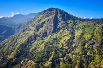 Obraz premium mountain in Sri Lanka, view of Ella Rock