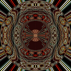 Abstract image, colorful graphics, tapestry