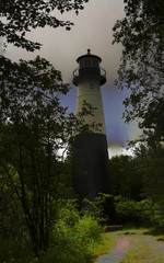 Reat Range Light Overlooking Lake Superior