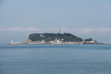 Naklejka premium 江ノ島