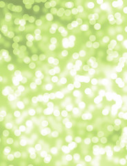 De-focused green background