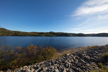 Fototapeta na wymiar Au sommet du Fjord, Saguenay