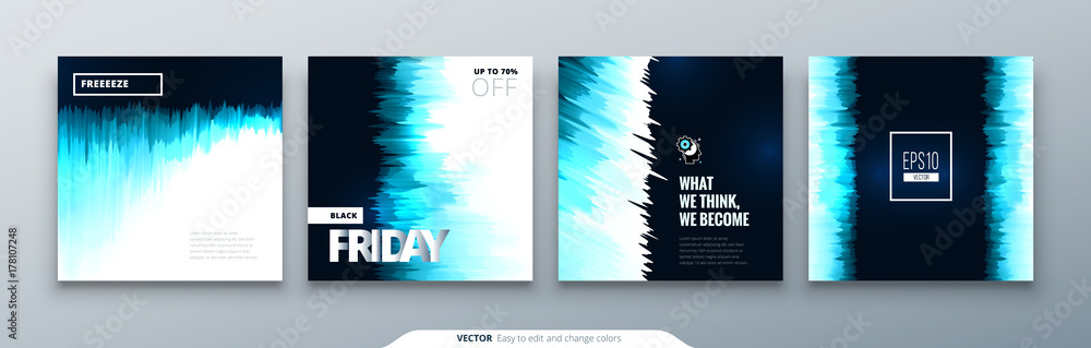 Wall mural abstract background pattern. noice color gradient abstract background for card banner brochure flyer