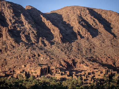 Kasbahs village in Dades Gorge