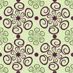 Seamless abstract floral pattern,mandala pattern