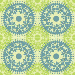 Seamless abstract floral pattern,mandala pattern