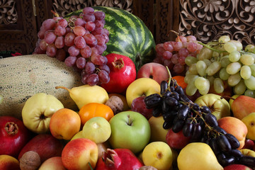 The fruit with the Uzbek gardens.