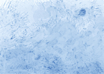 Fototapeta na wymiar Blue watercolor background. Digital drawing.