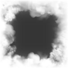 smoke frame dark background