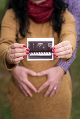 Couple pregnancy concept