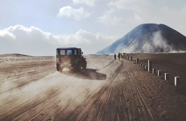 Traveling and exploring Indonesian volcanoes